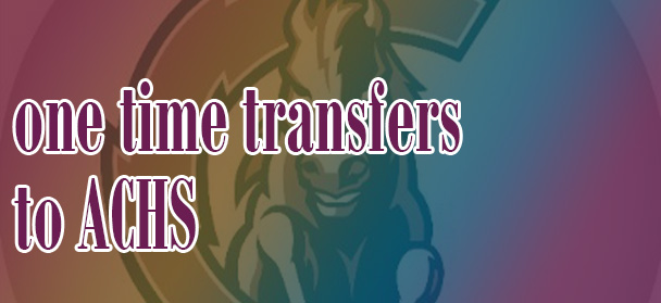  one time transfers